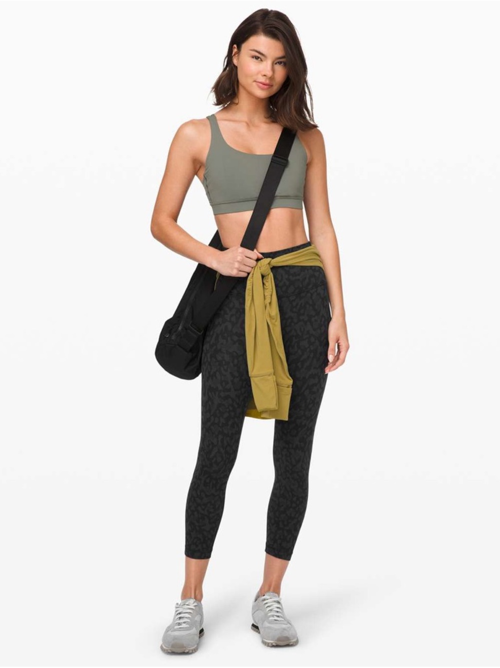 Lululemon Align Crop 23" - Formation Camo Deep Coal Multi